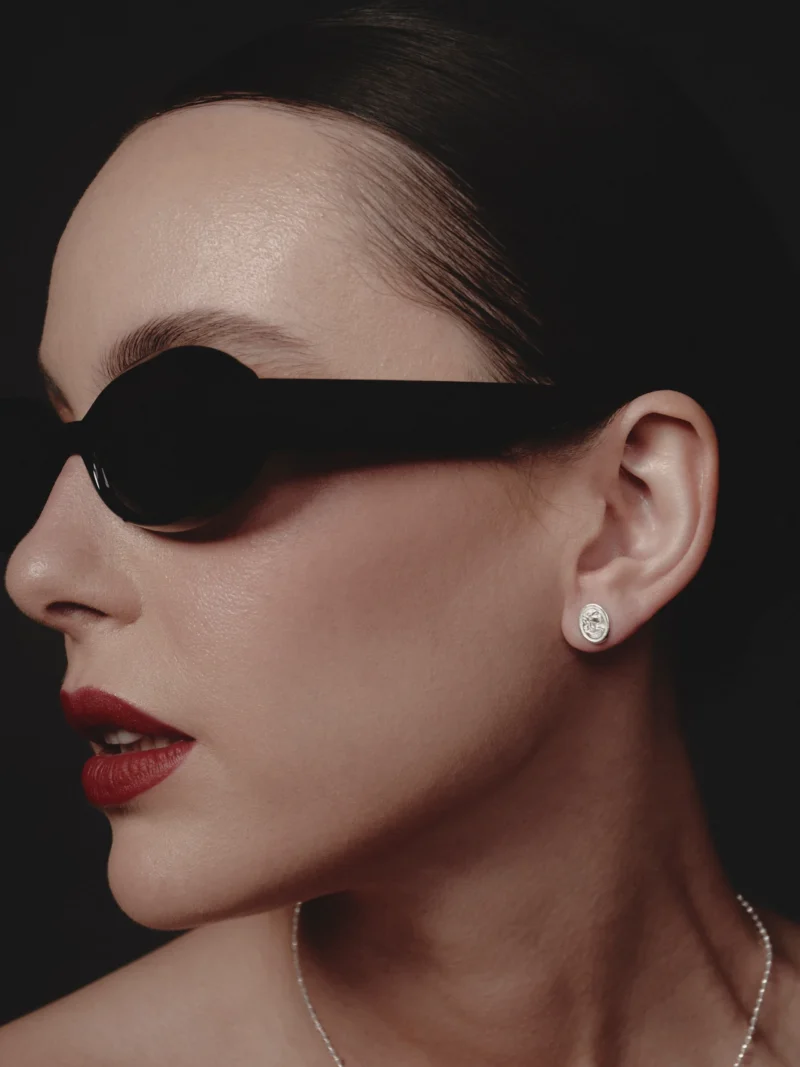 aretes classic lucrecia collar aurelia plata 925 gafas editorial